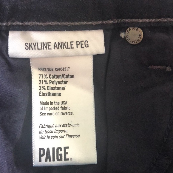 Paige Jeans Skyline Ankle Peg PINNACLE NWOT - Picture 8 of 14